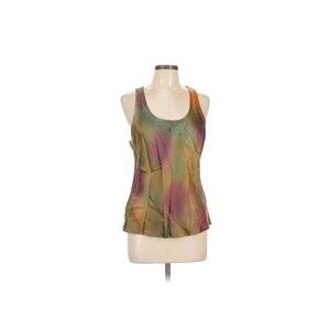 Nation Ltd Lisette Tie Dye Satin Feel Tank Top Sz L
